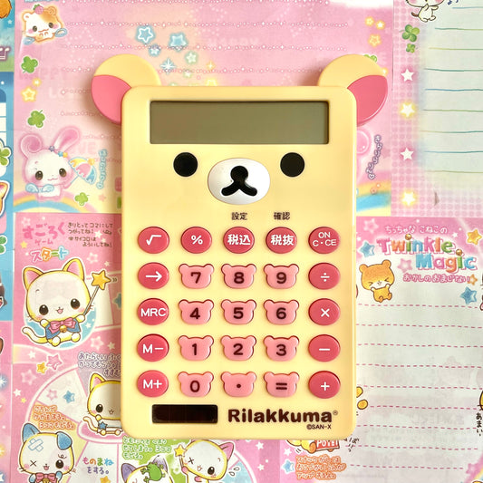 Korilakkuma Face-Shaped Calculator