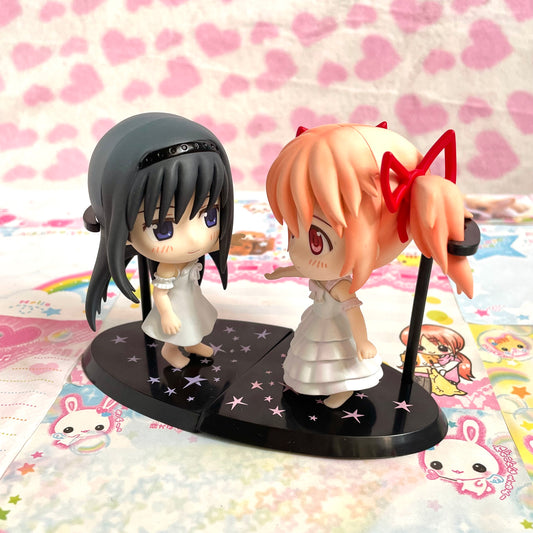 Madoka☆Magica Madoka & Homura Chibi Kyun Chara Figure Set