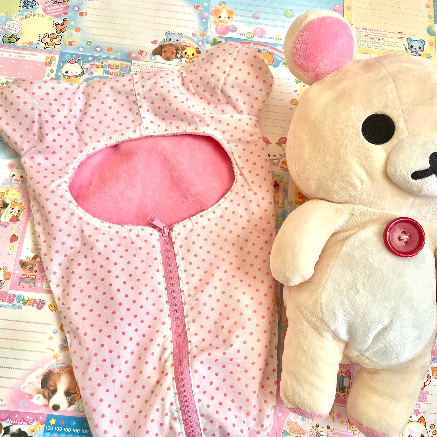 Korilakkuma in Reversible Sleeping Bag Plush