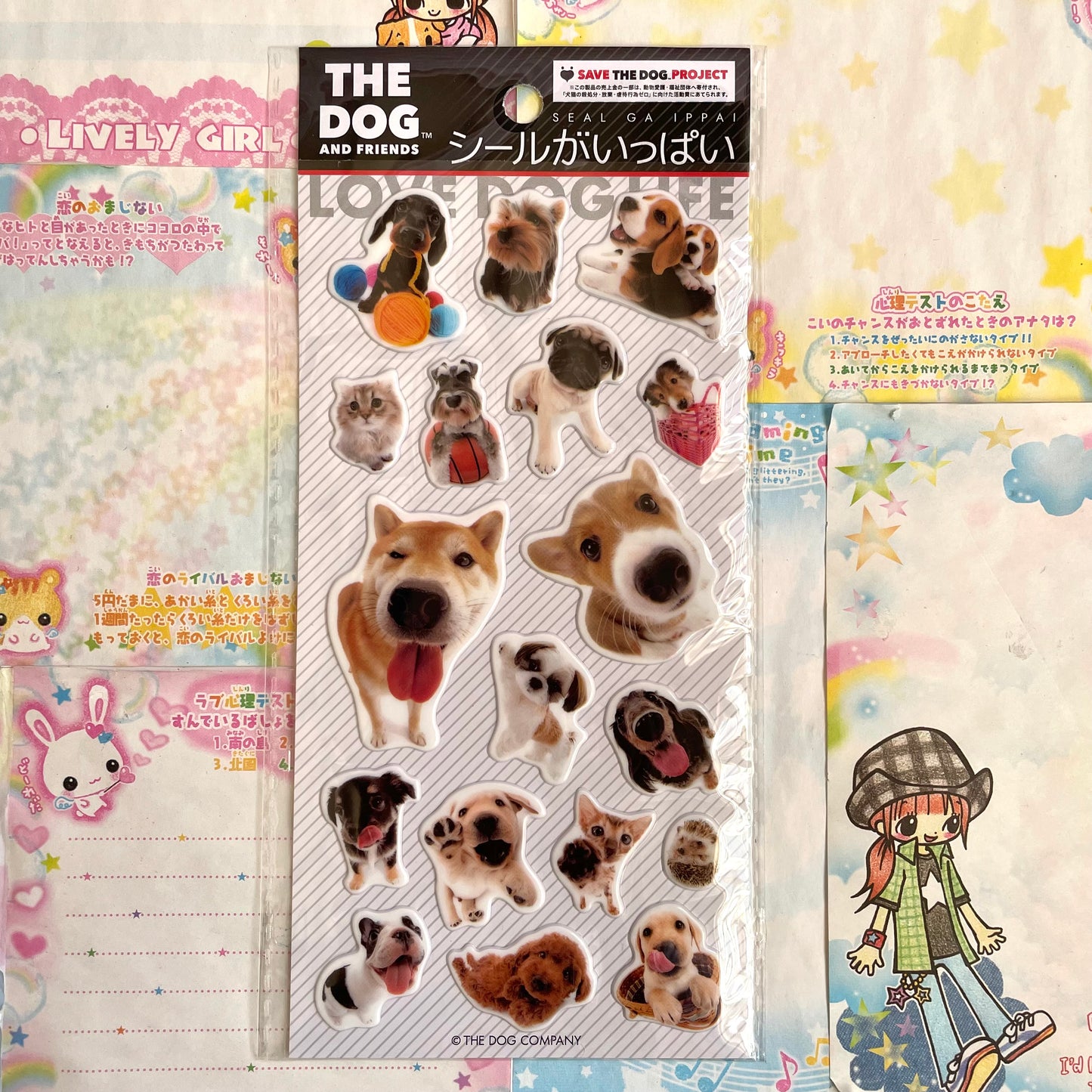 THE DOG and Friends Sticker Sheet