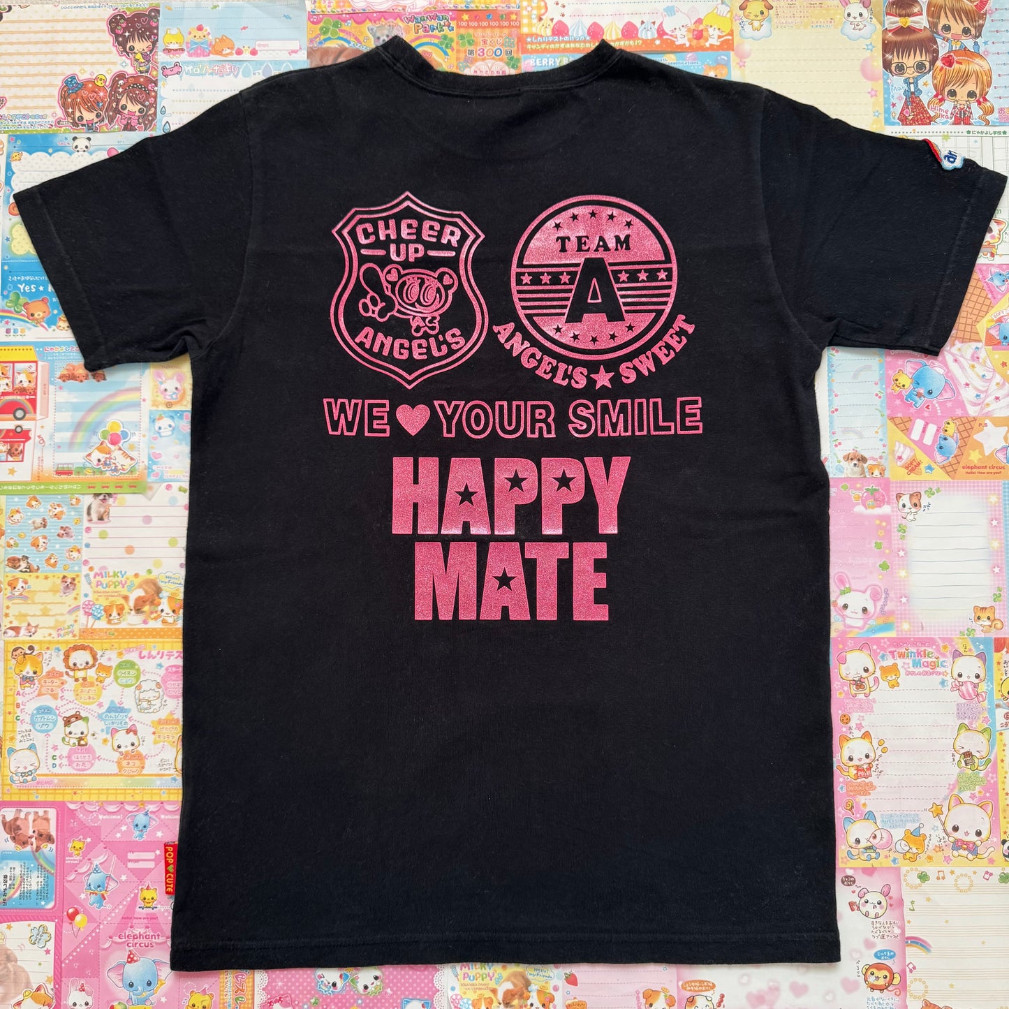 Angel Blue ♡ Happy Mate Short-Sleeve T-Shirt