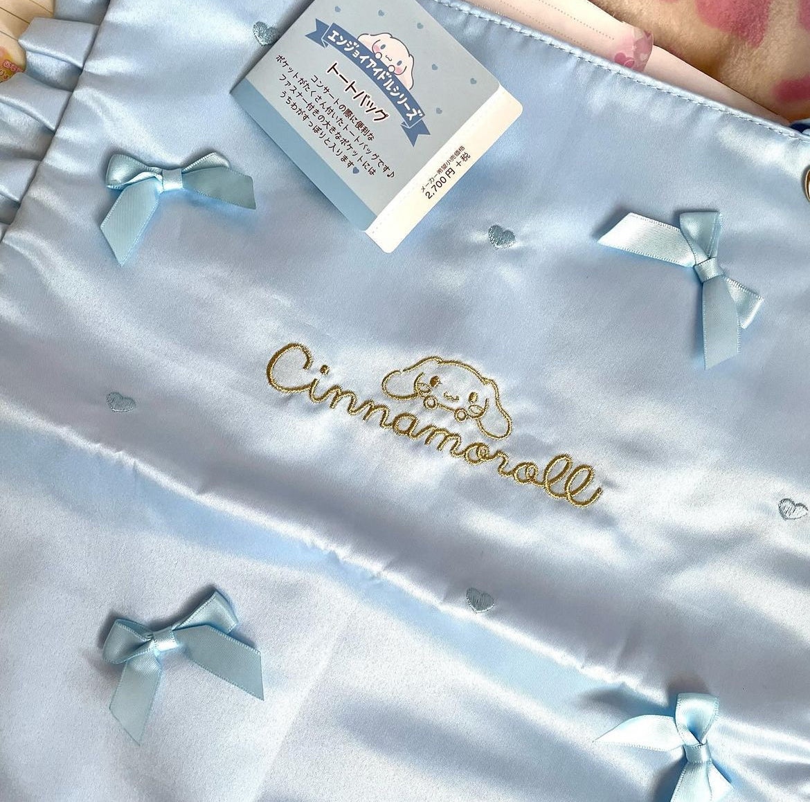 Cinnamoroll Enjoy Idol Series Tote Bag with Embroidery