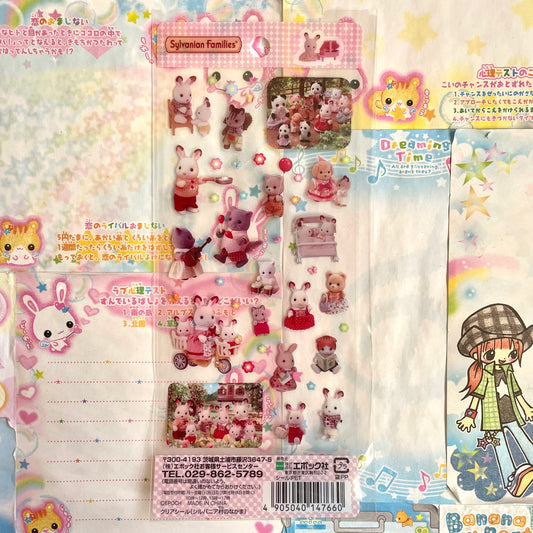 Sylvanian Families Clear Sticker Sheet