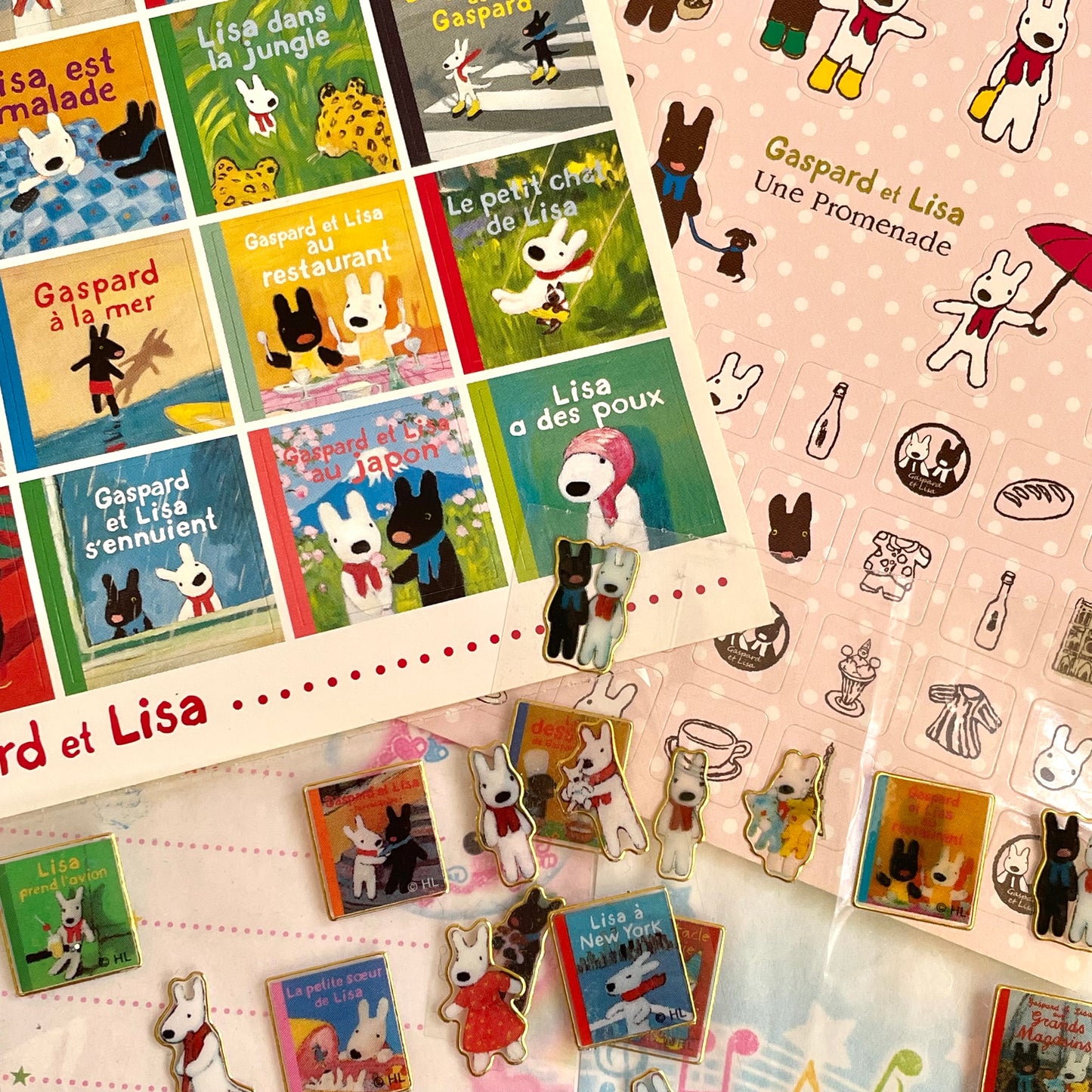 Gaspard et Lisa Used Sticker Set