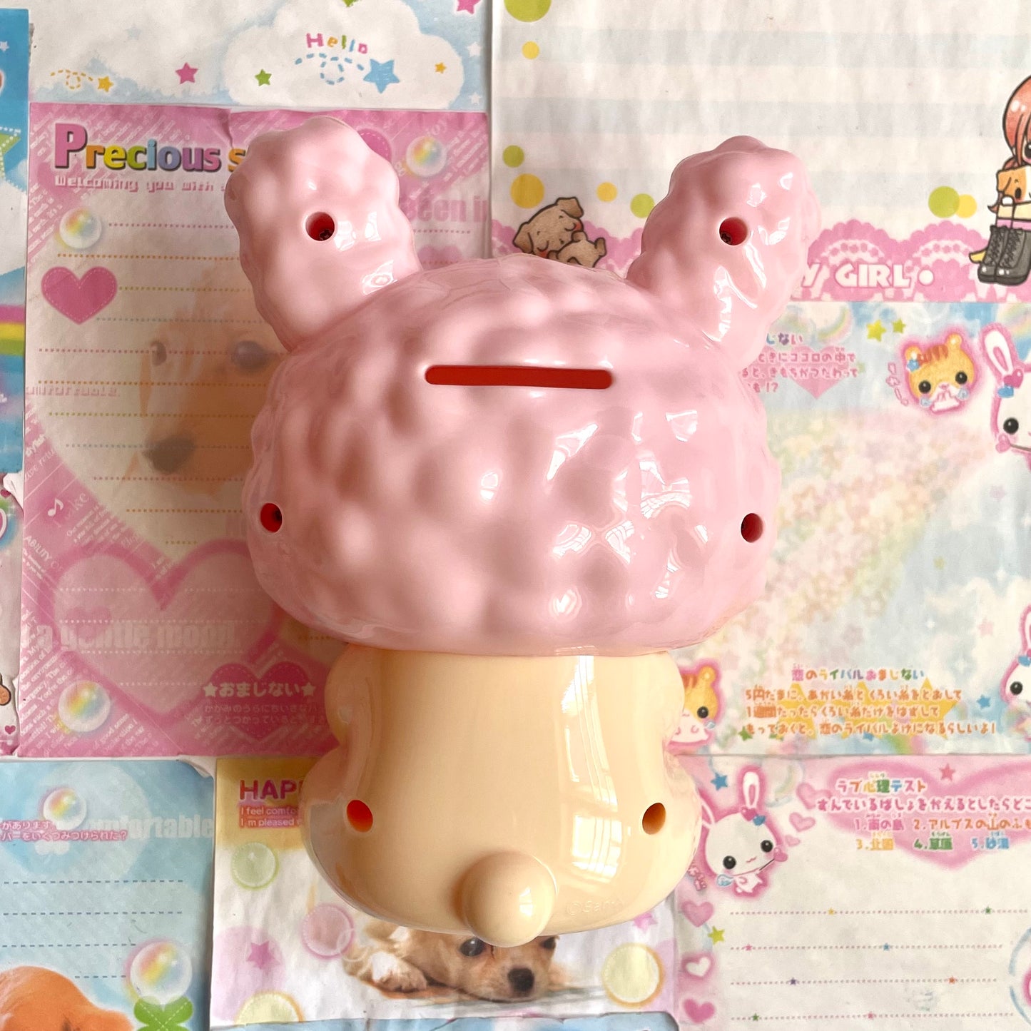 Korilakkuma Strawberry Bunny Coin Bank