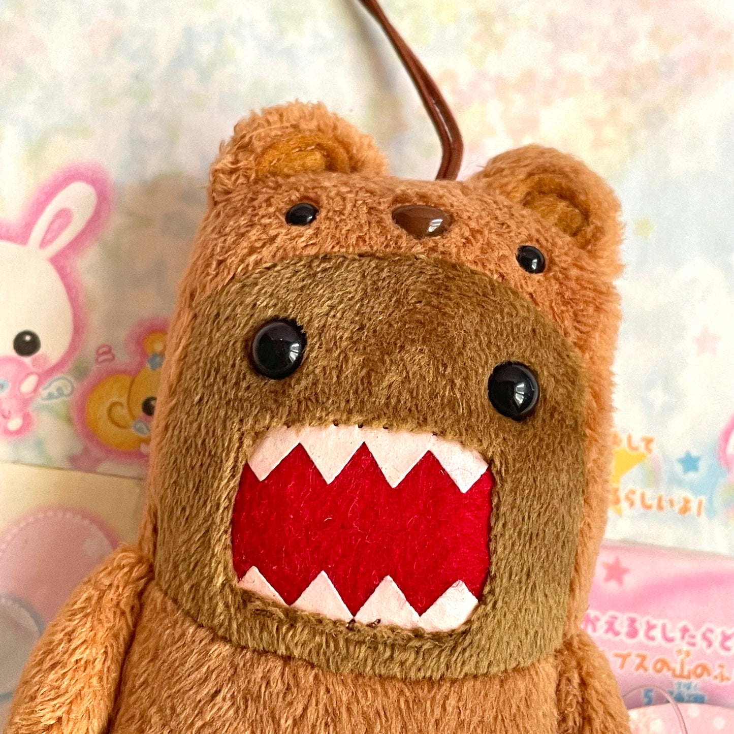 Domo-kun Bear Kigurumi Mascot Strap