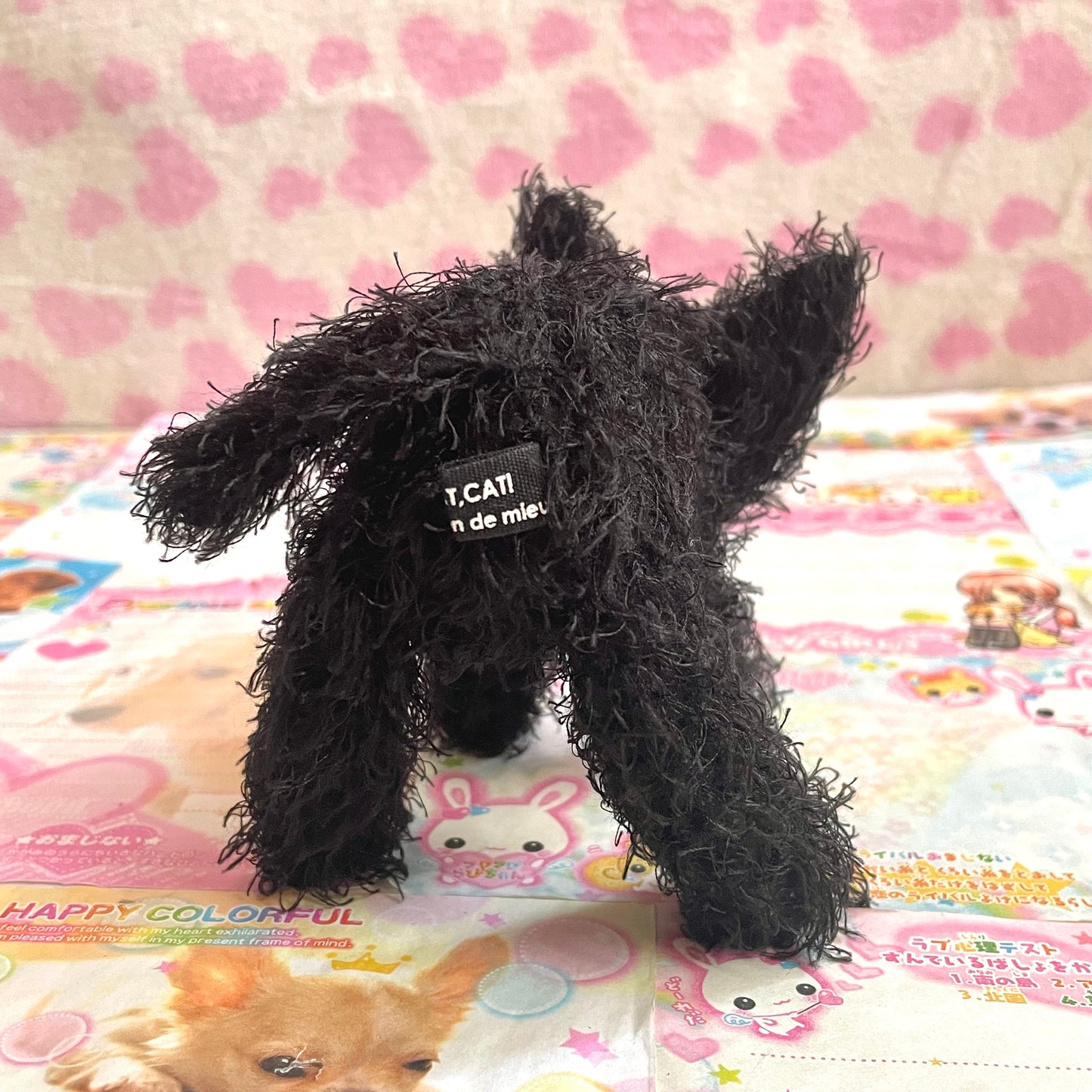 CAT, CAT, CAT! Fuzzy Black Cat Plush