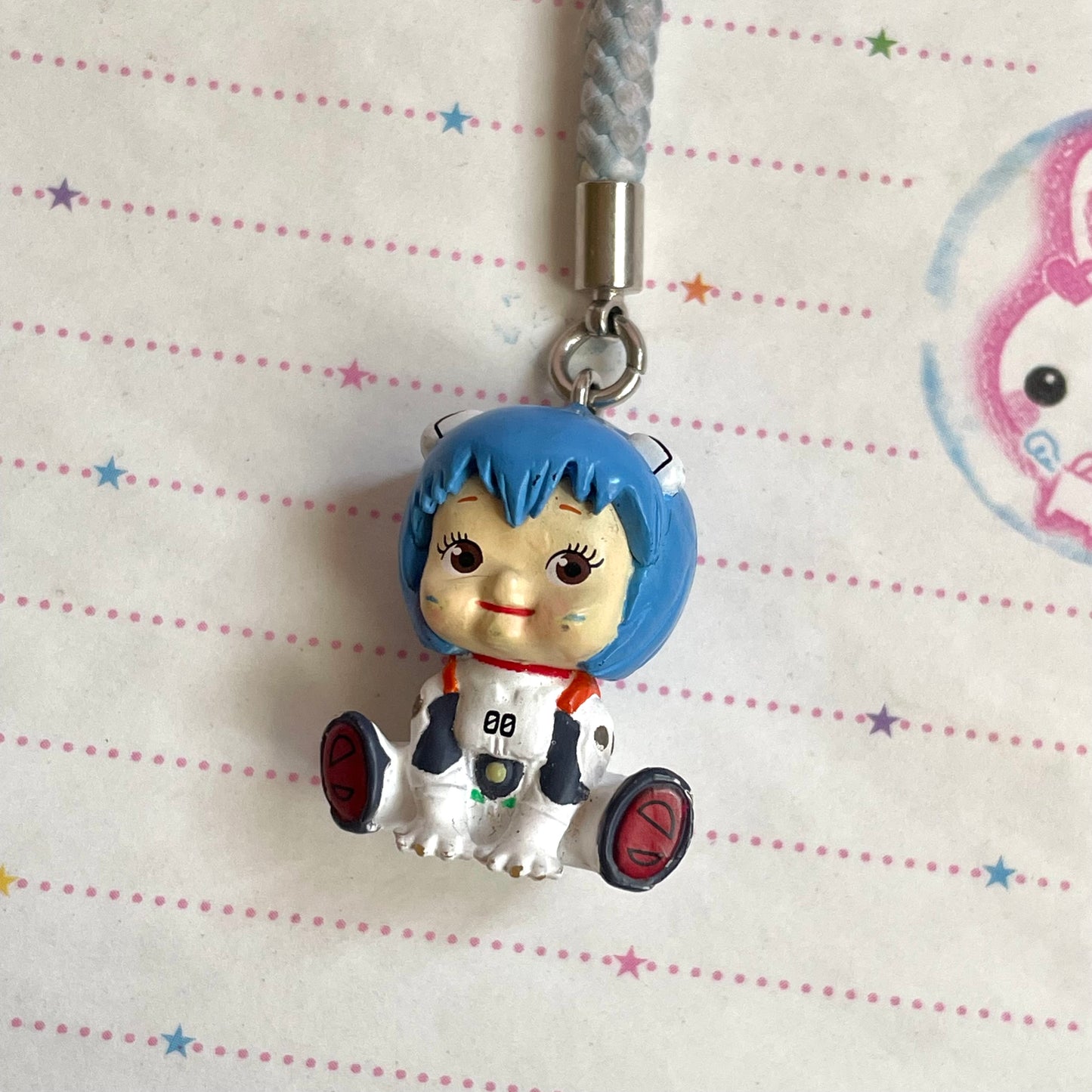 Rose O’Neill Kewpie x Neon Genesis Evangelion Ayanami Rei Strap