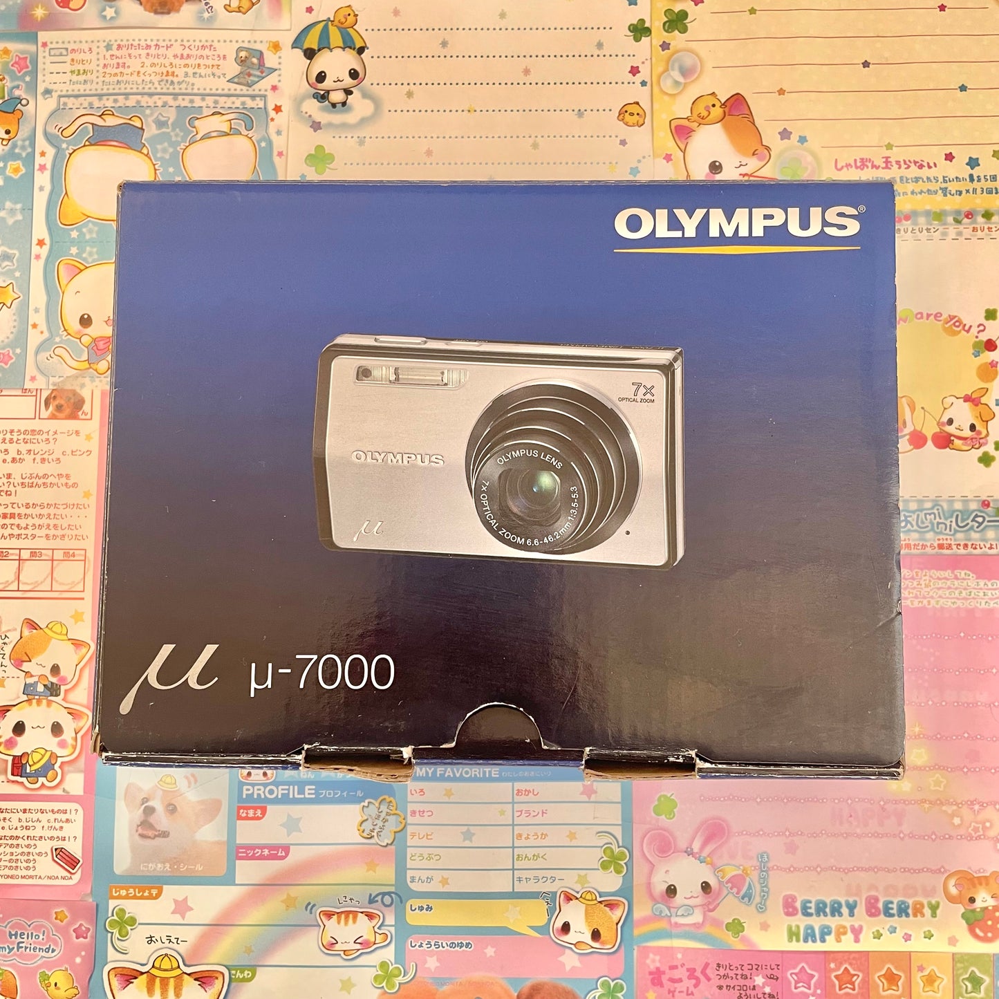 OLYMPUS μ-7000 Digital Camera in Pink