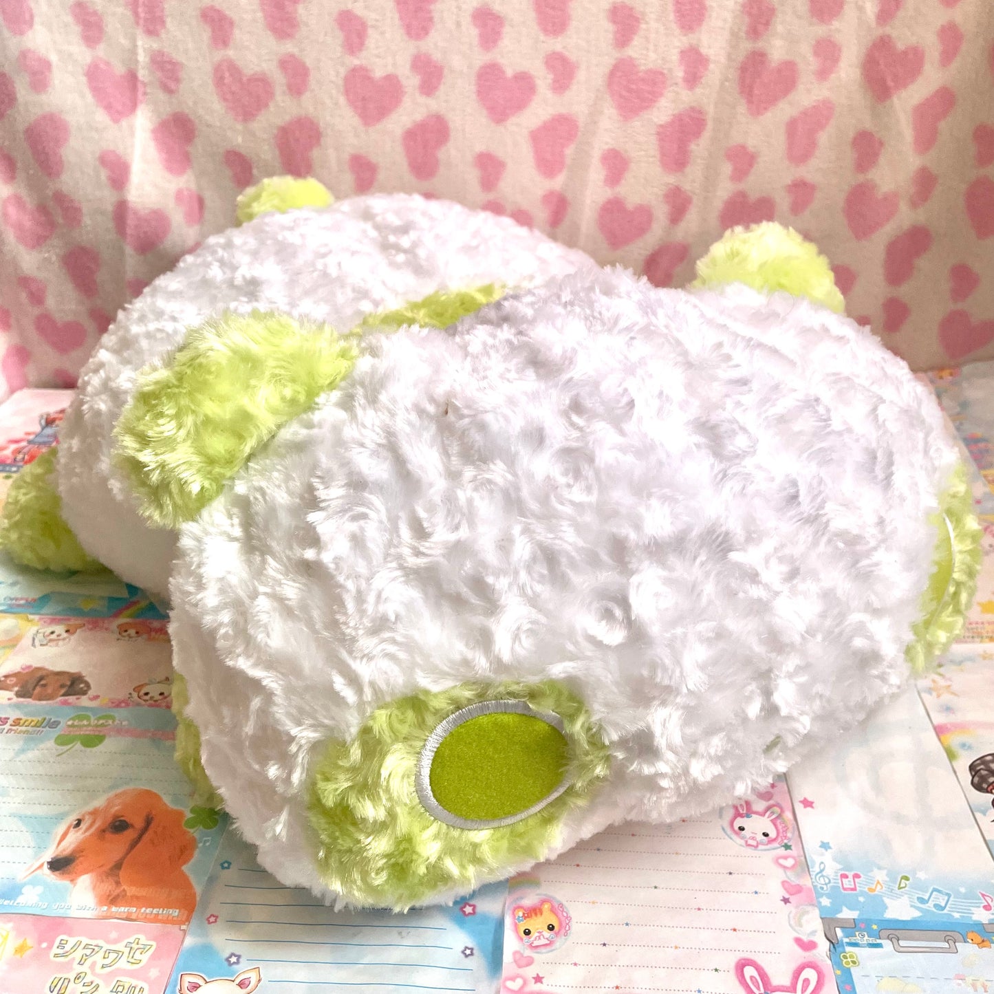 Tarepanda Rose Boa Pistachio Green XL Plush