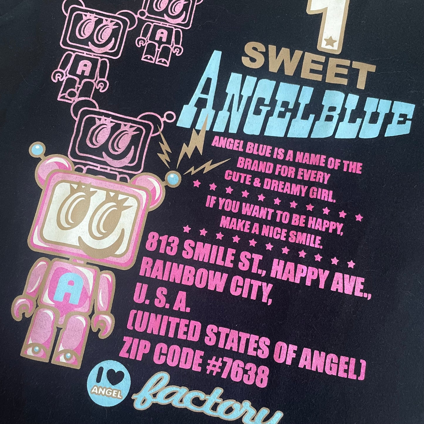 Sweet Angel Blue Factory S Long-sleeve T-shirt