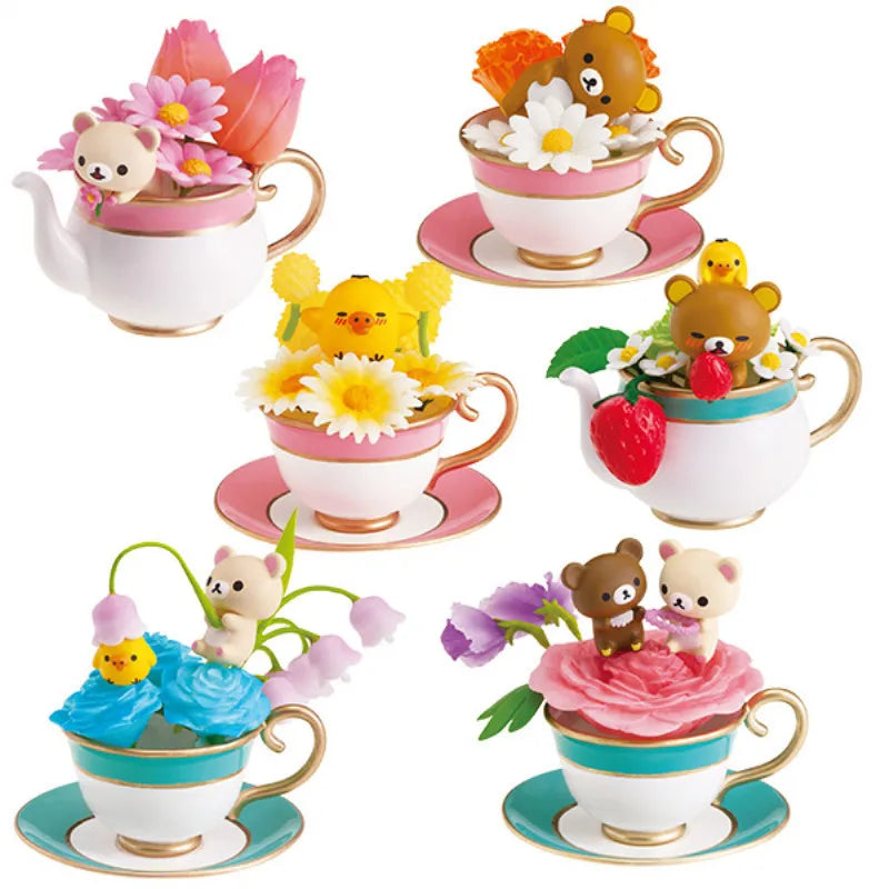 RE-MENT Rilakkuma Flower Teacup