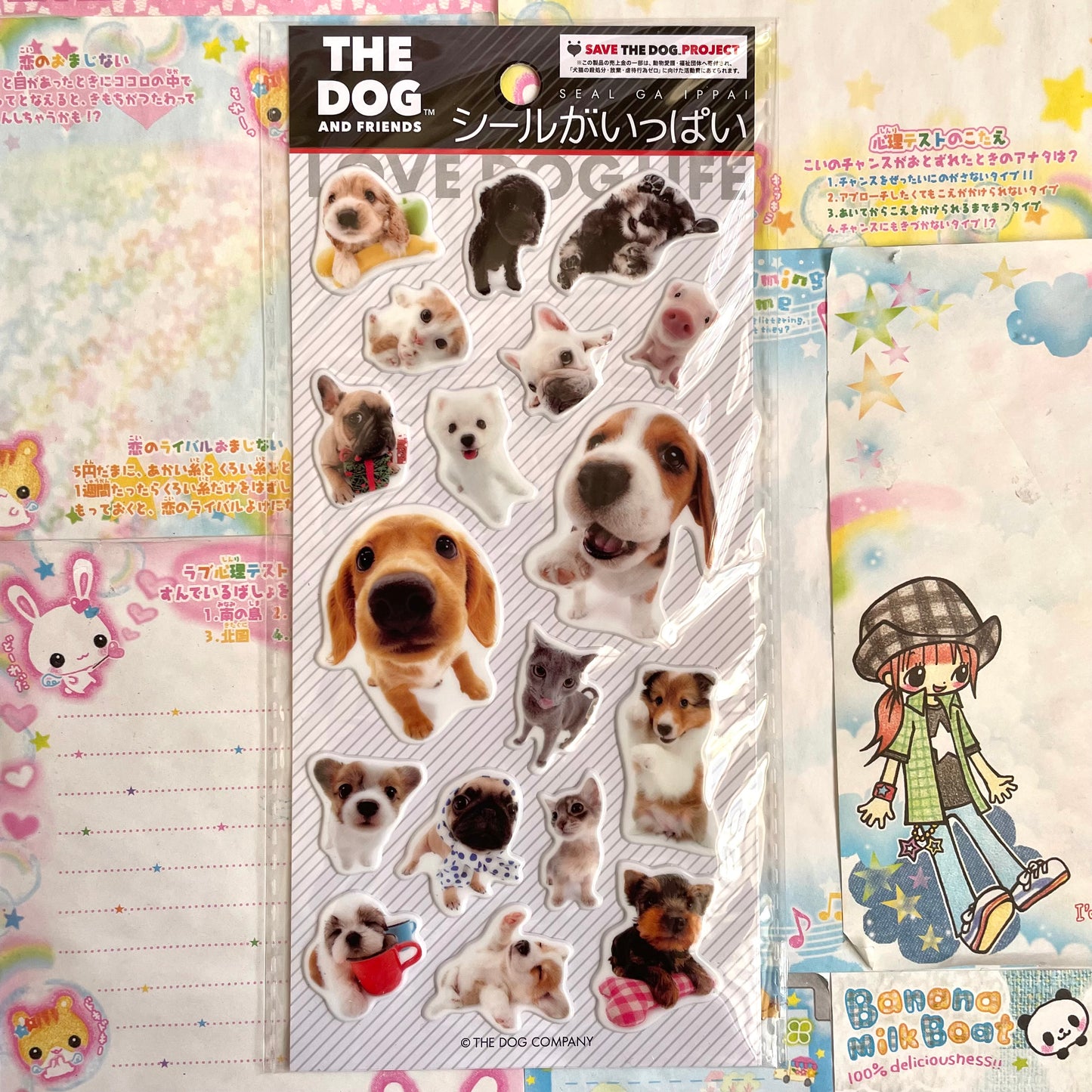 THE DOG and Friends Sticker Sheet