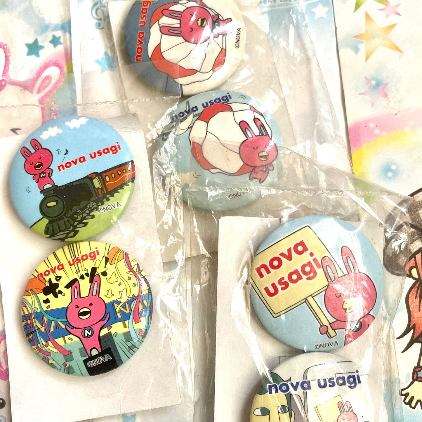 Nova Usagi Button Pin Set