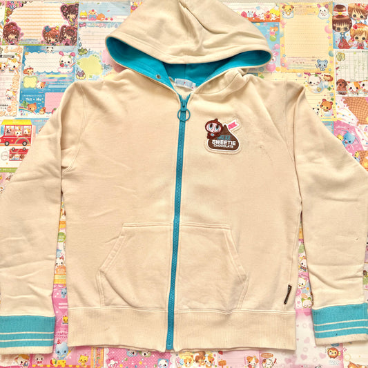 Angel Blue ♡ Angel Kiss SWEETIE CHOCOLATE Zip-Up Hoodie