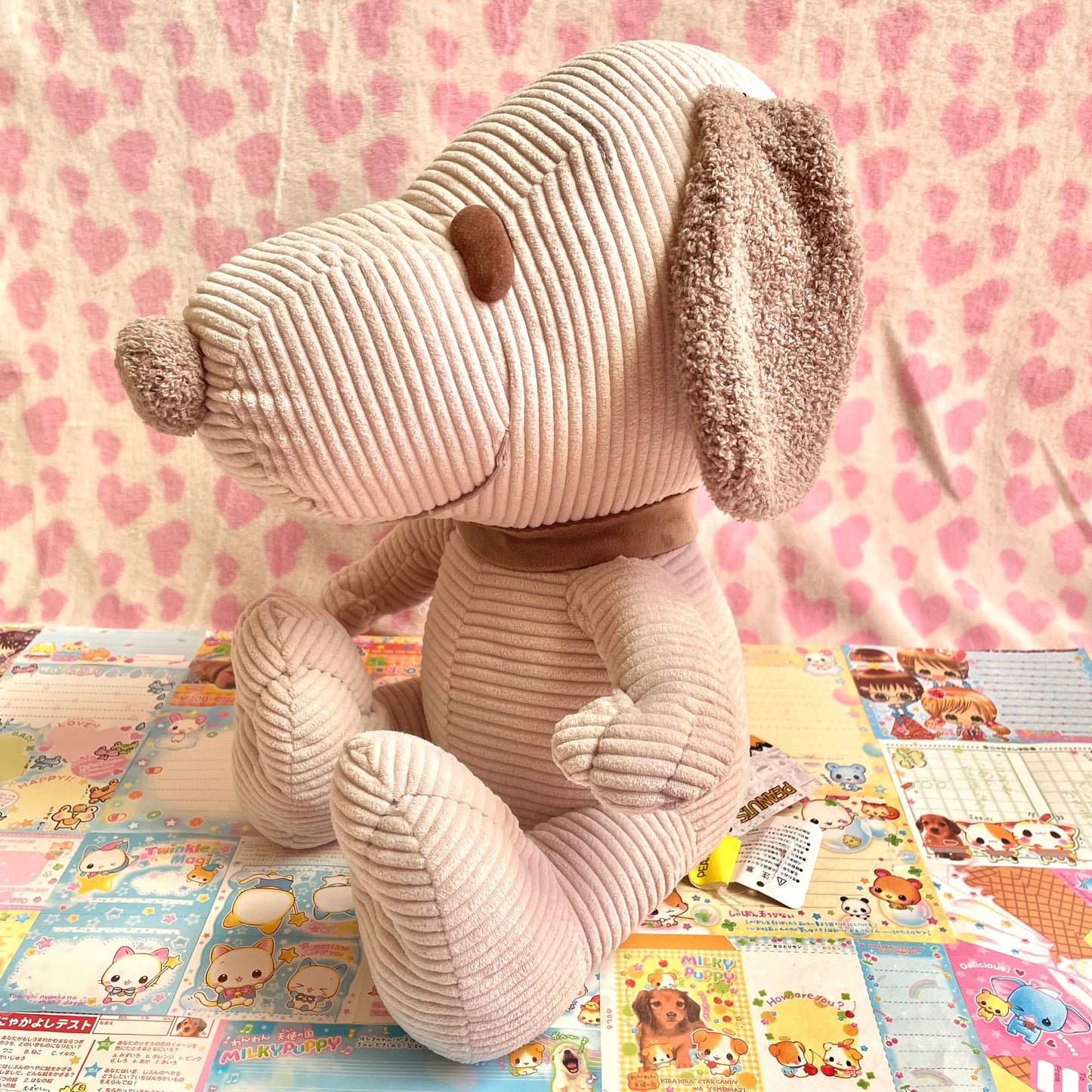 Snoopy Caramel Corduroy Mega Jumbo Plush