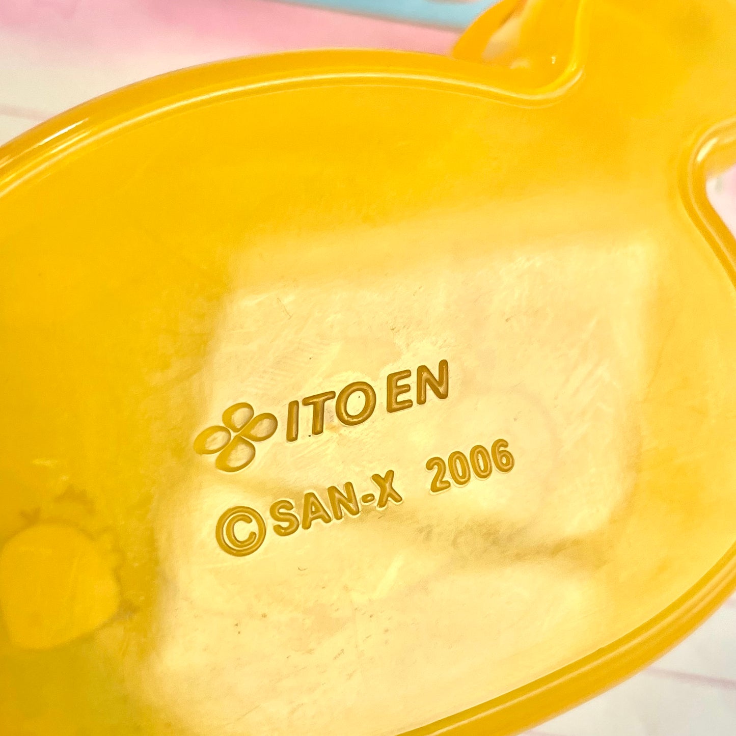 2006 Rilakkuma Face-Shaped Plastic Mini Container