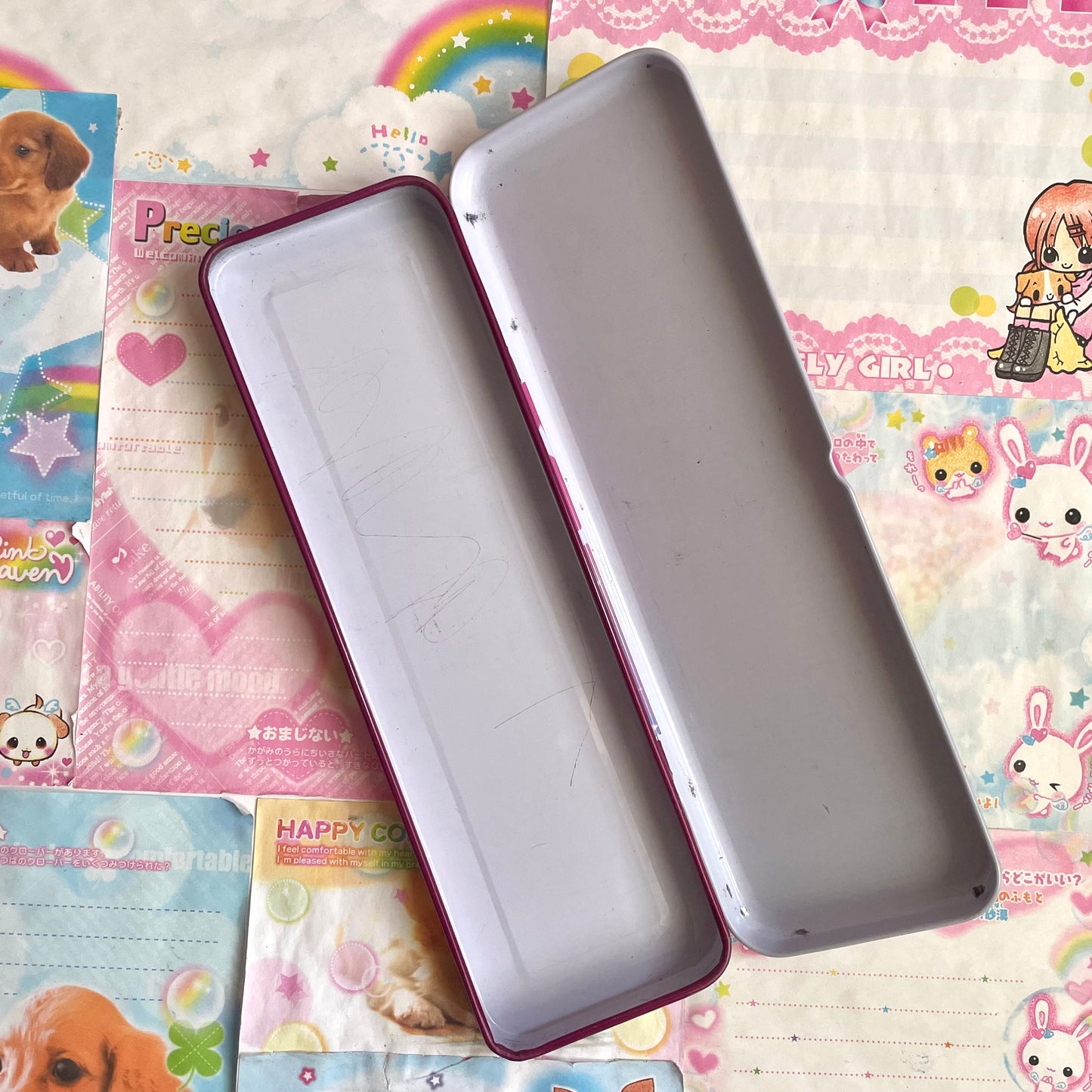 Happy Friend Tin Pencil Case