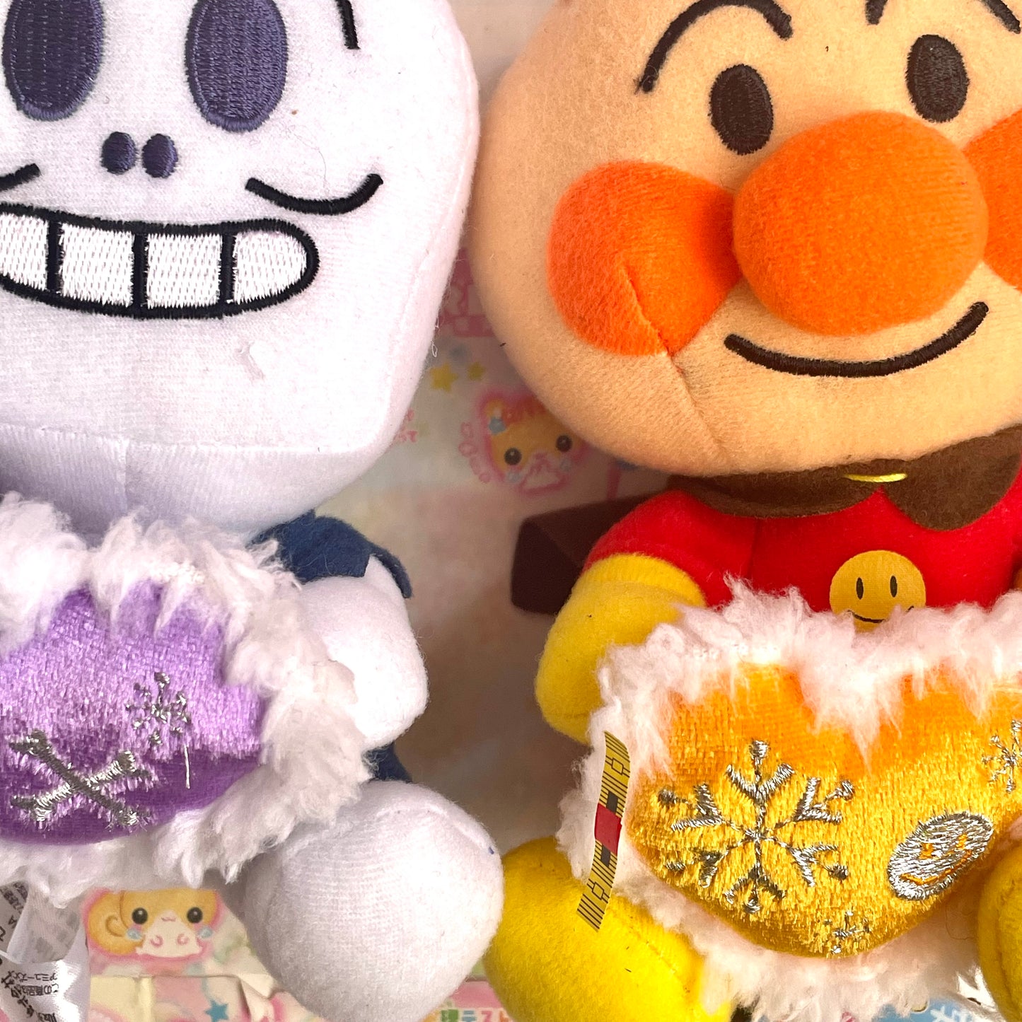 Anpanman Fluffy Heart Plush Set