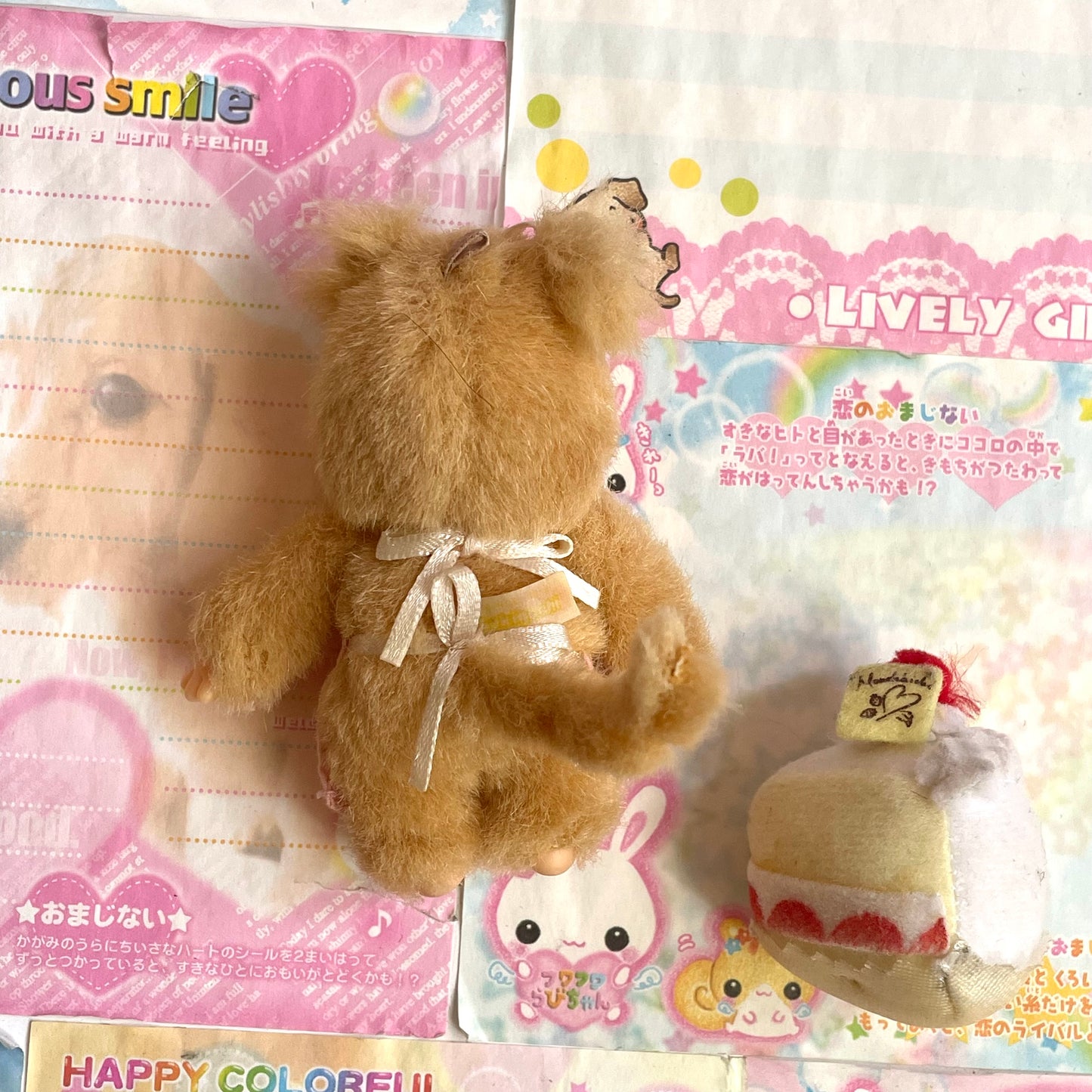 Monchhichi Cake Girl Keychain