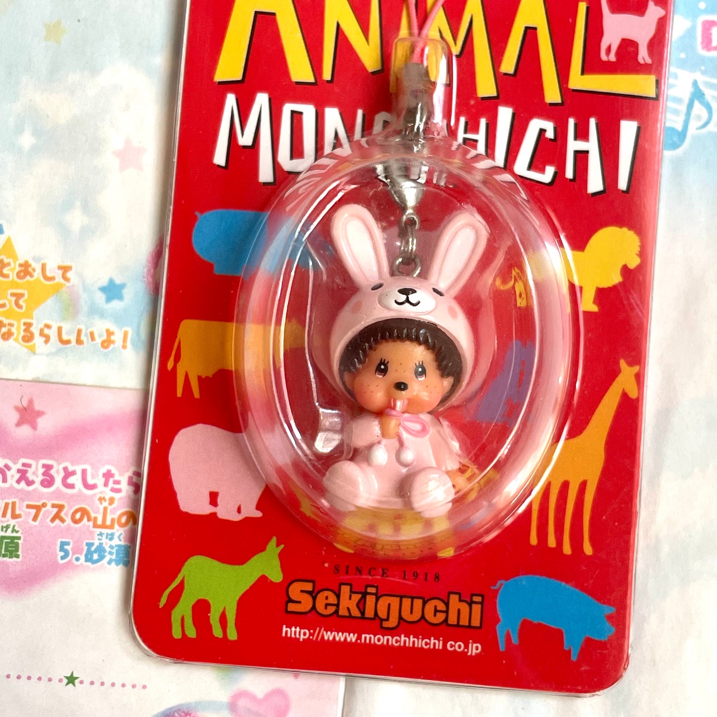 Animal Monchhichi Rabbit Strap