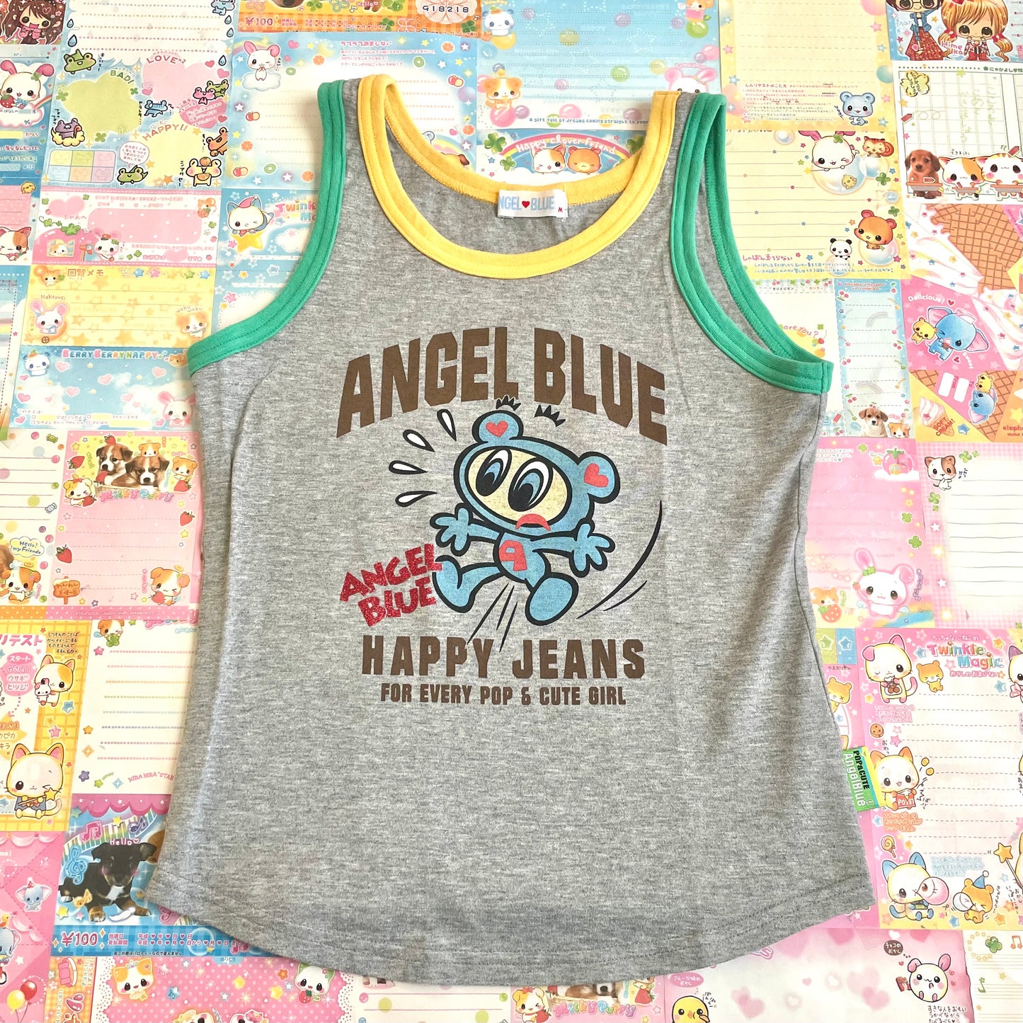 Angel Blue Happy Jeans M Tank Top