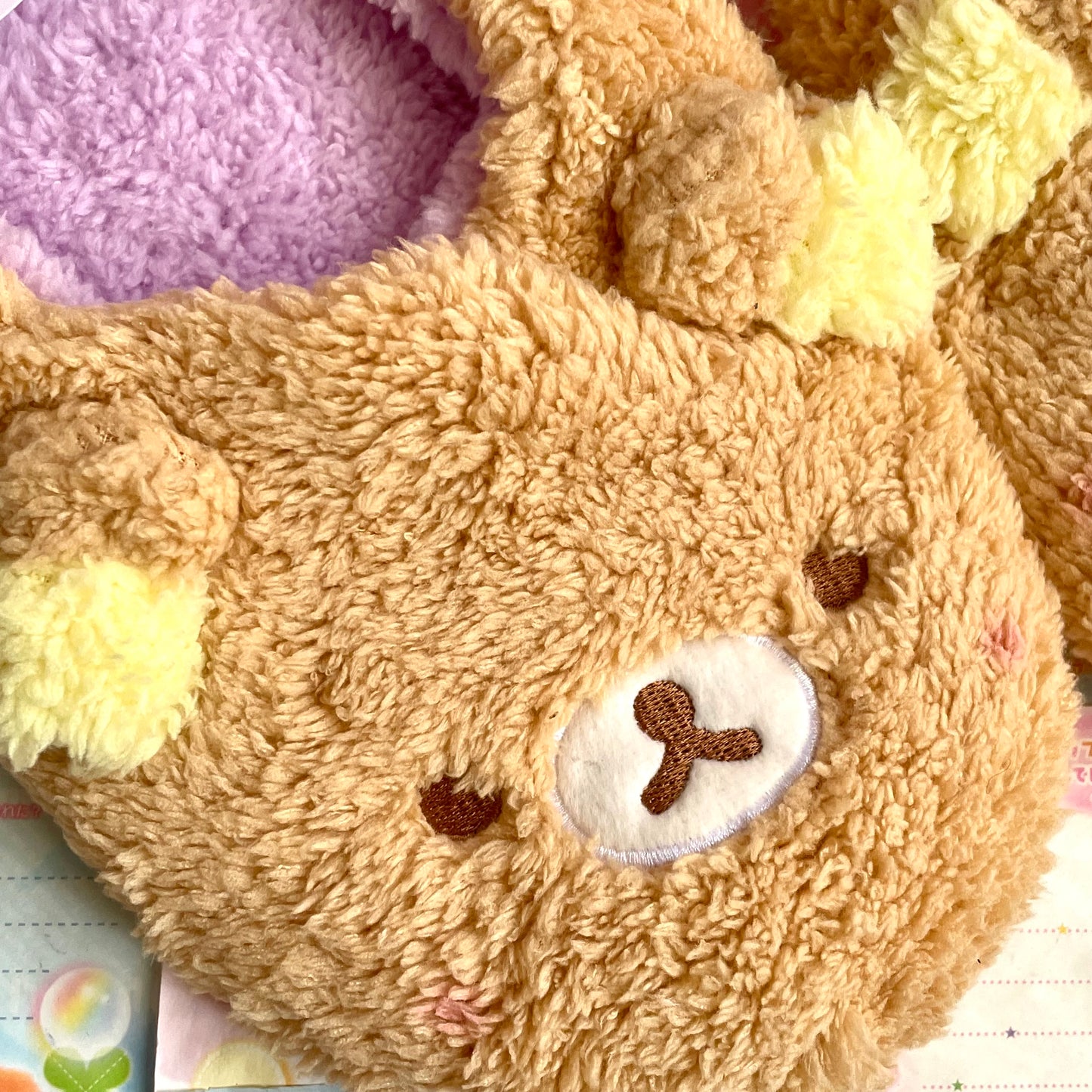 Rilakuji Rilakkuma Pajama Party Fluffy Room Slippers