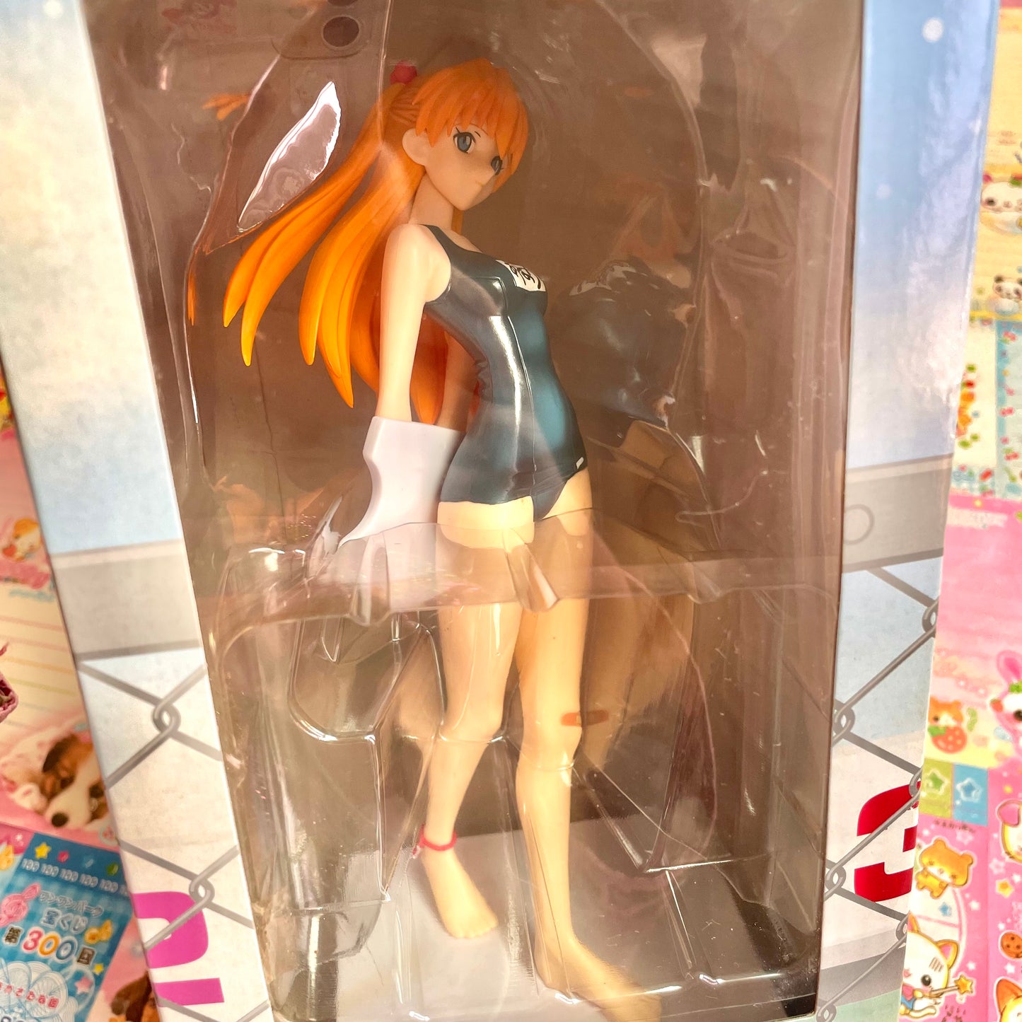 Neon Genesis Evangelion Asuka Langley Extra School Swimsuit Figure Summer Drops