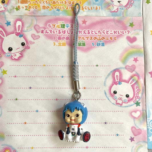 Rose O’Neill Kewpie x Neon Genesis Evangelion Ayanami Rei Strap