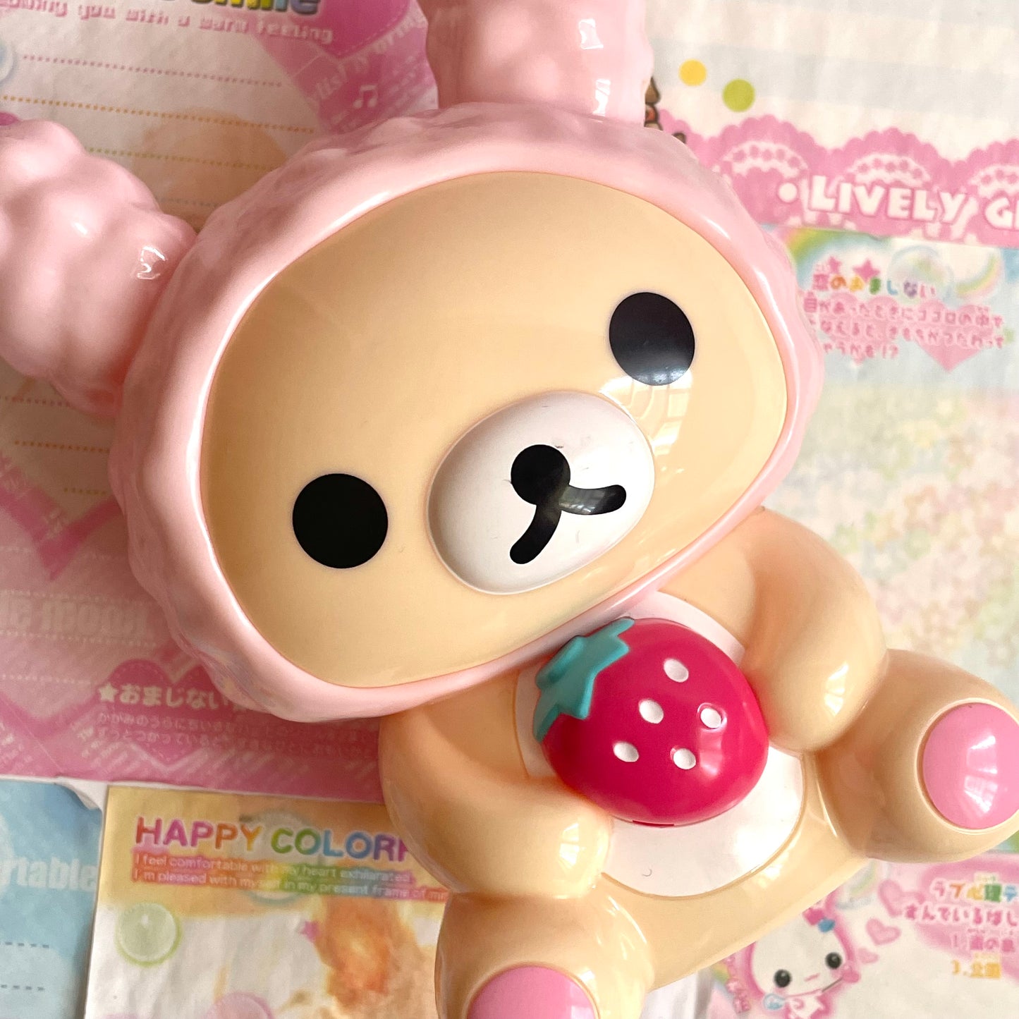 Korilakkuma Strawberry Bunny Coin Bank