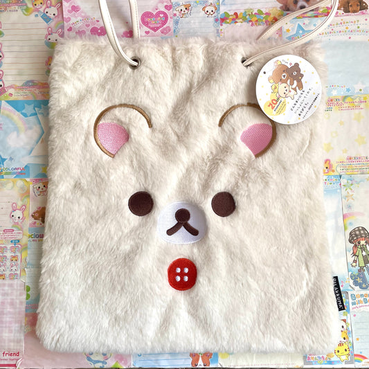 Korilakkuma 20th Anniversary Fur Tote Bag