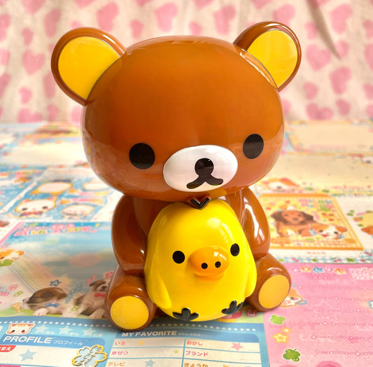 Rilakkuma and Kiiroitori 3D Coin Bank