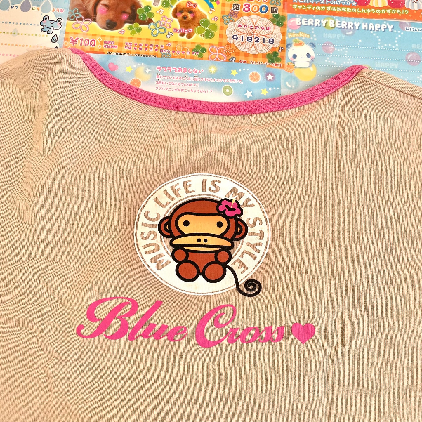 Blue♥︎Cross Girls - Music Life is My Style Long-sleeve T-shirt