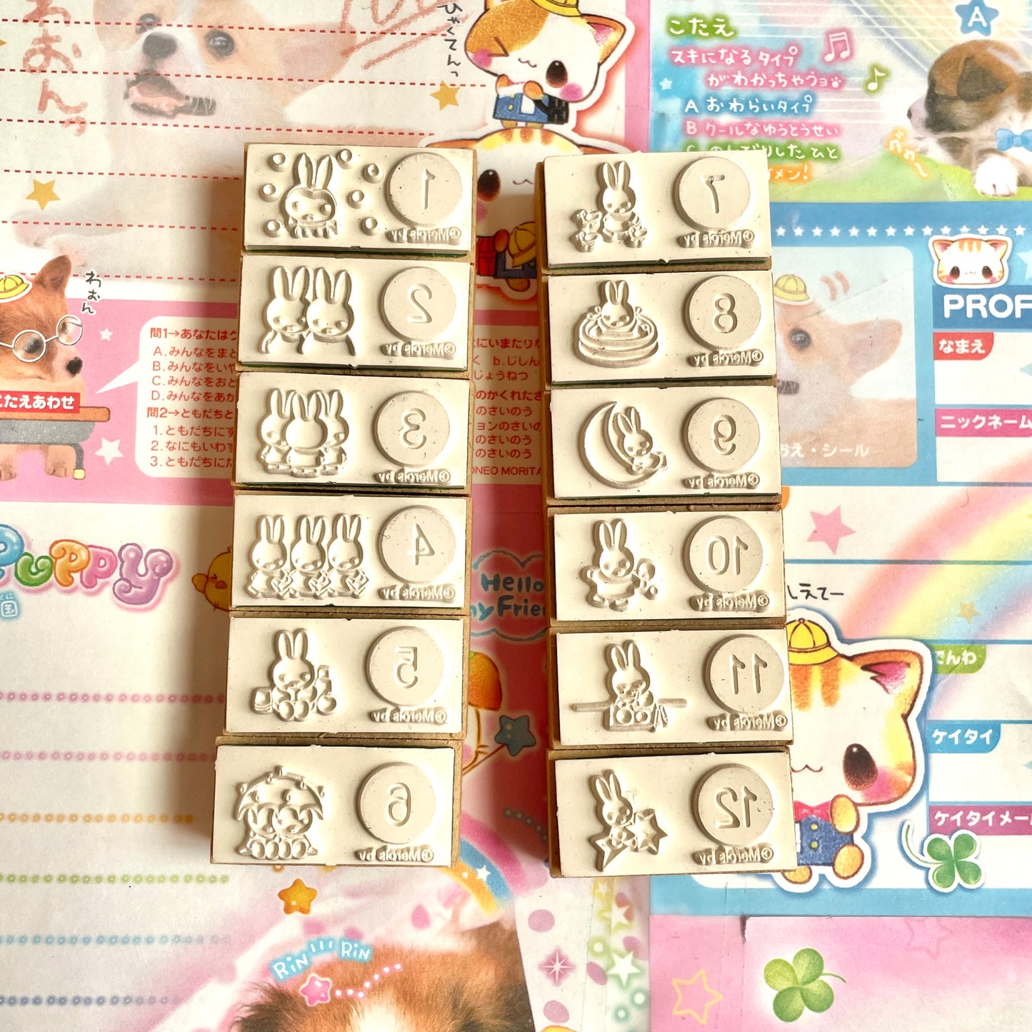 Miffy Number Wooden Stamp Set