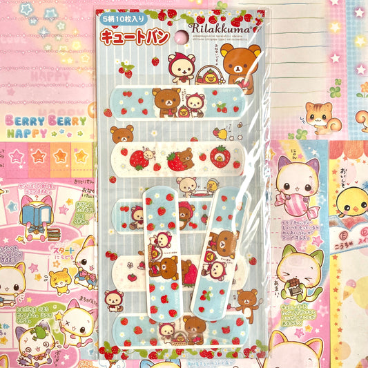 2009 Rilakkuma Strawberry Aid Bandages