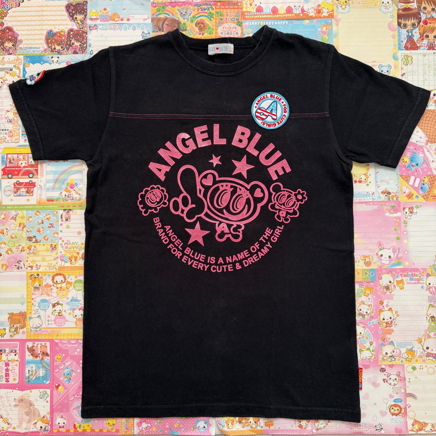 Angel Blue ♡ Happy Mate Short-Sleeve T-Shirt