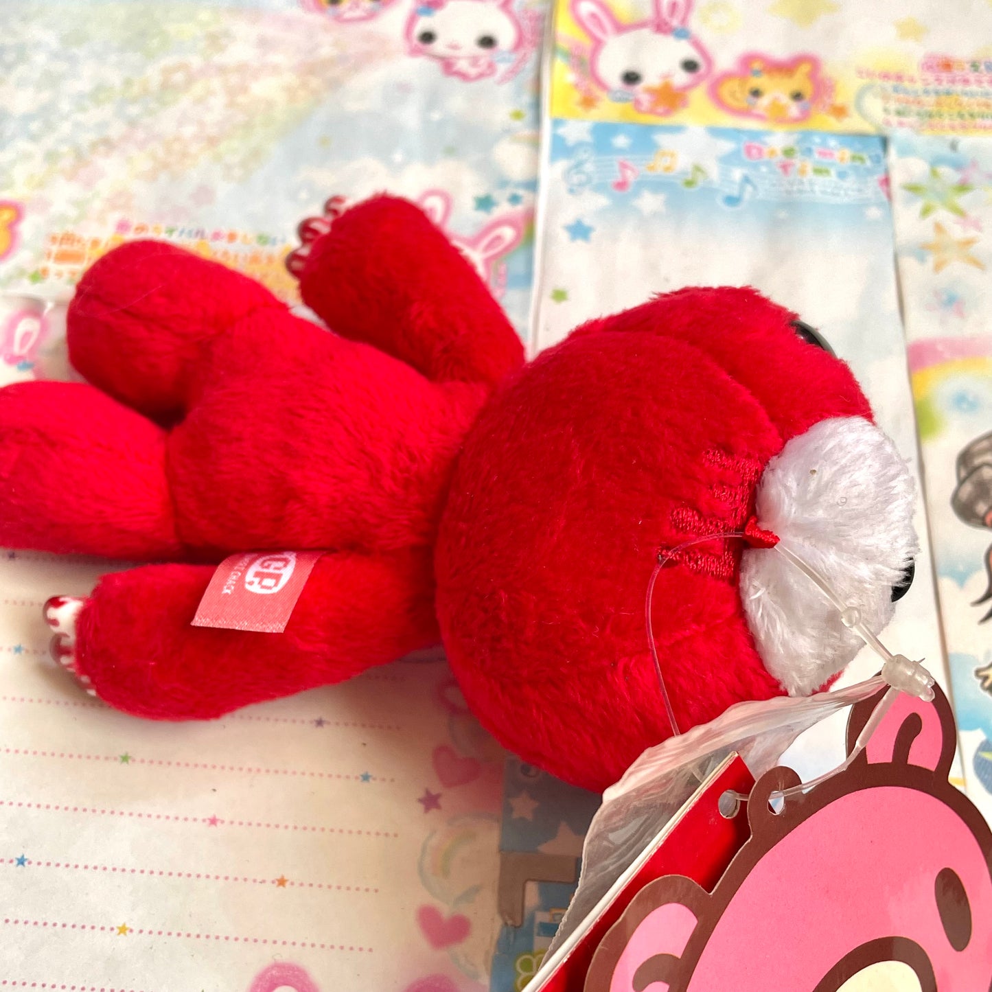 2009 Red Gloomy Bear Laying Mascot