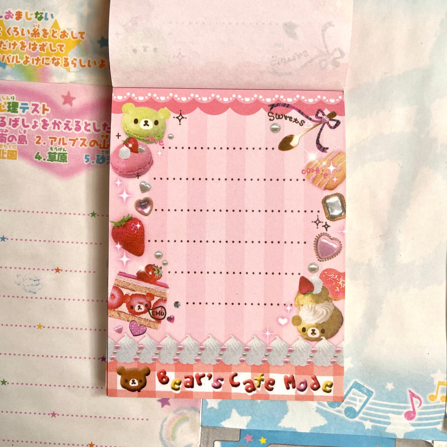 Bear’s Cafe Mode Memo Pad