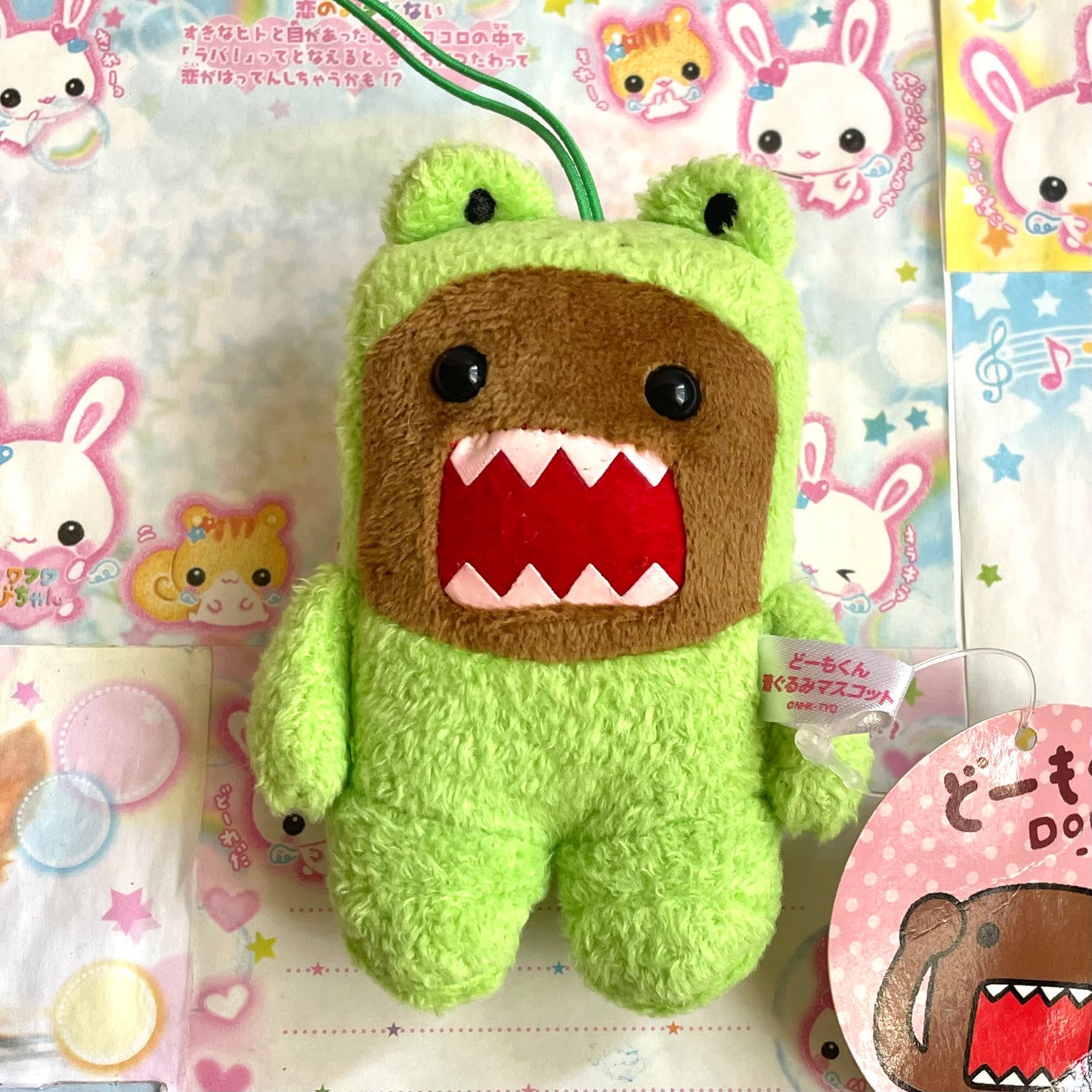 Domo-kun Frog Kigurumi Mascot Strap