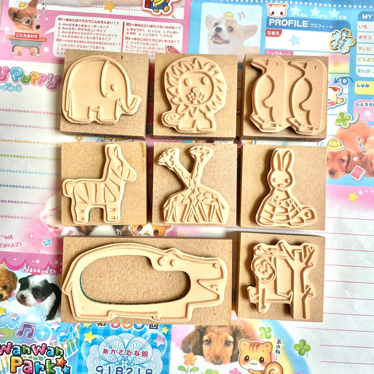 Miffy & Friends Wooden Stamp Set