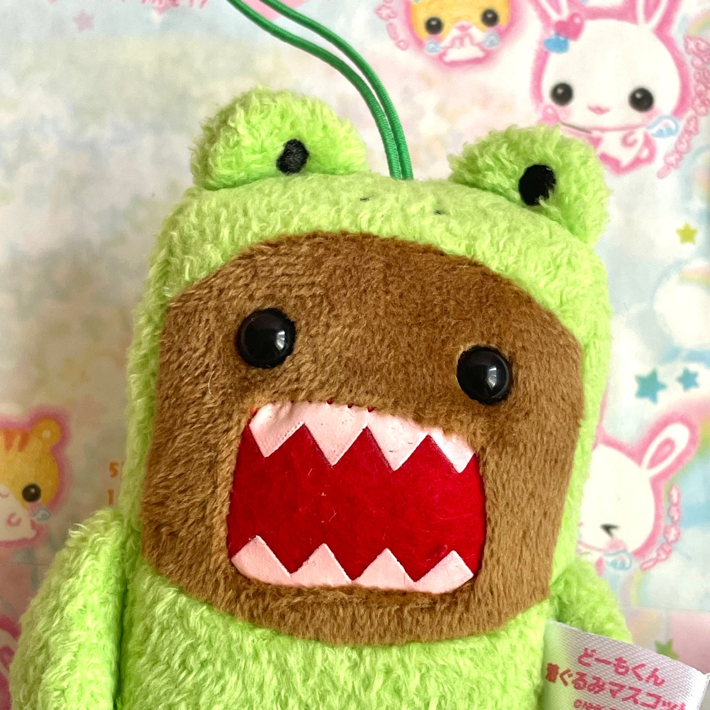 Domo-kun Frog Kigurumi Mascot Strap