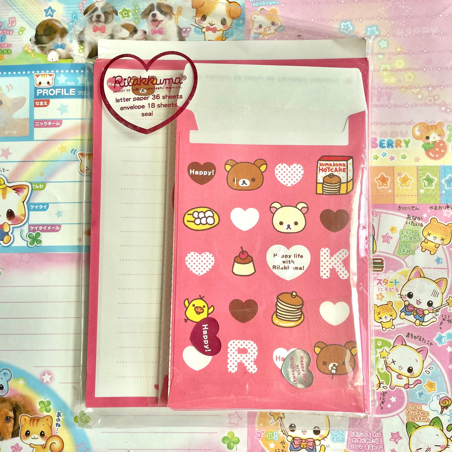 Rilakkuma Letter Set