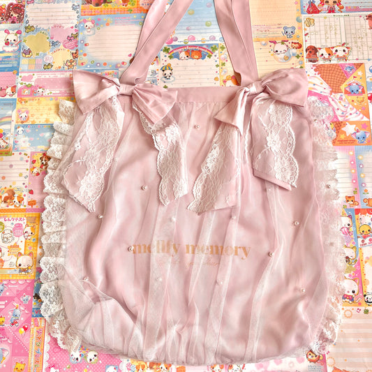 Mellfy Memory Love to Doll Tote Bag Pink