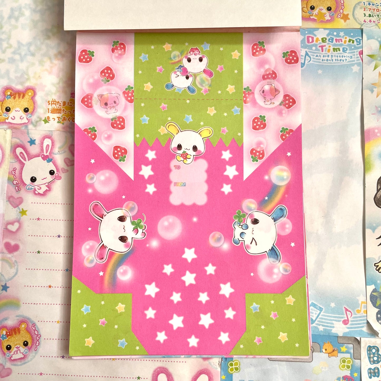 Shabon Usachan Origami Memo Pad