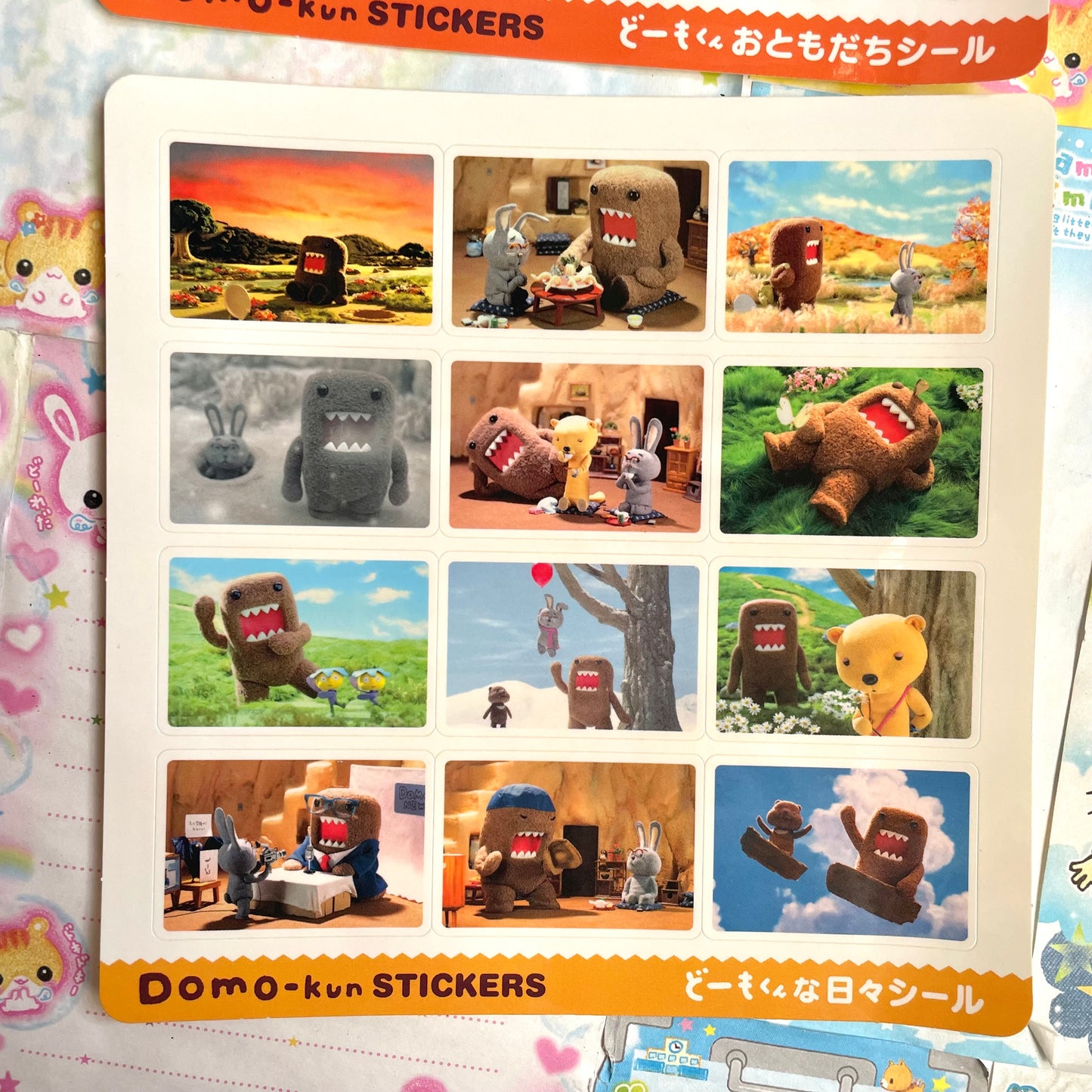 Domo-kun Sticker Sheet Set