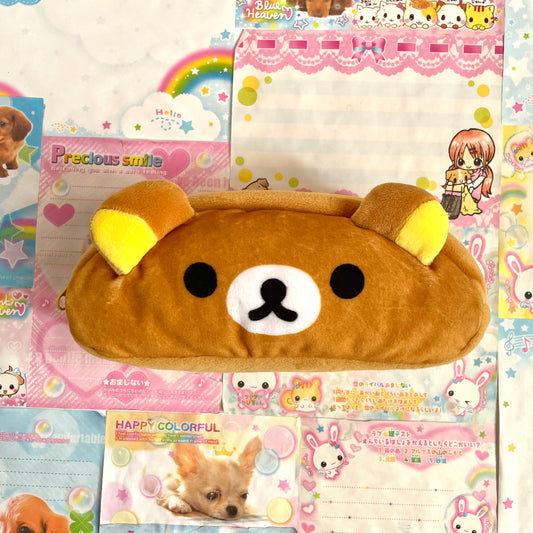 Rilakkuma Plush Pencil Case