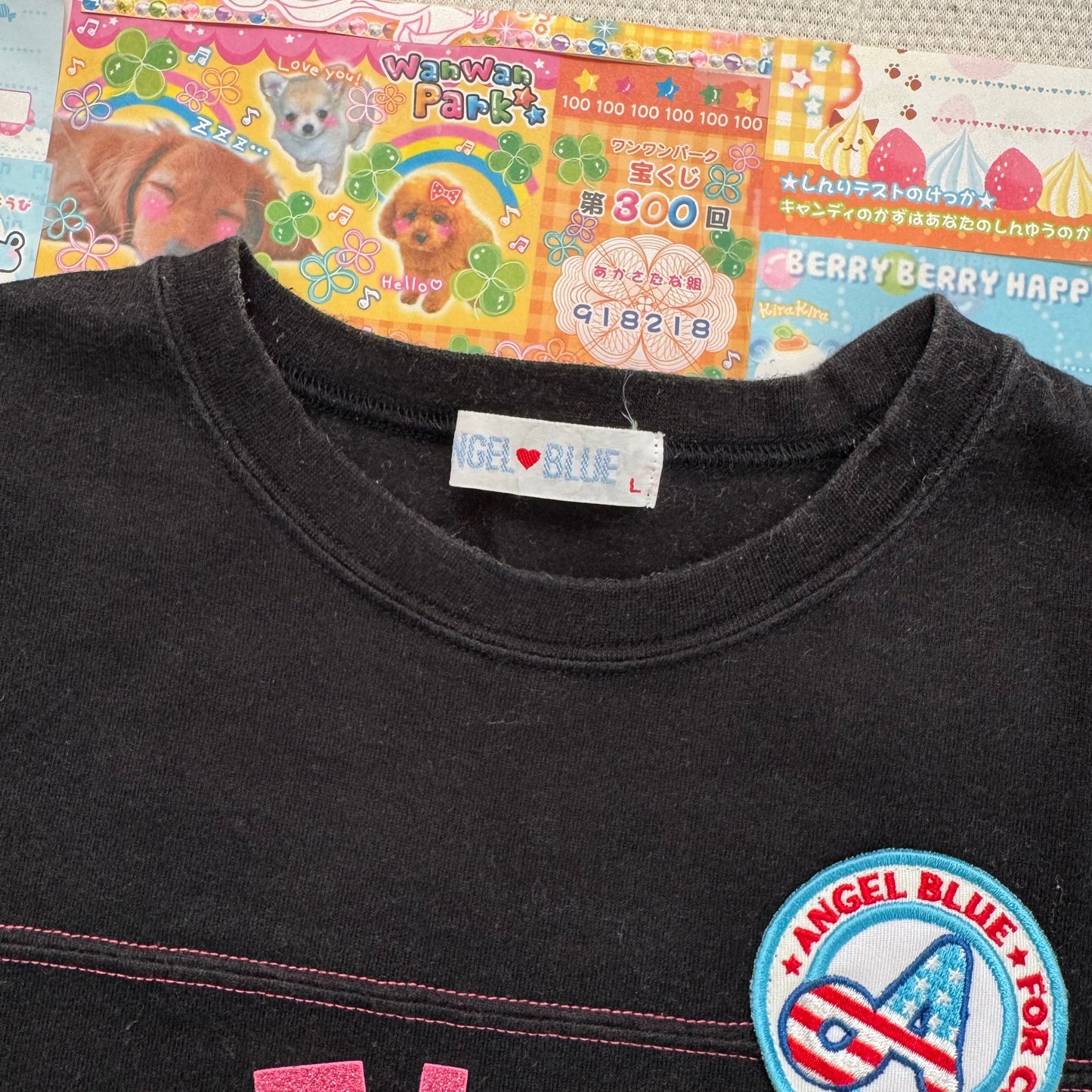 Angel Blue ♡ Happy Mate Short-Sleeve T-Shirt