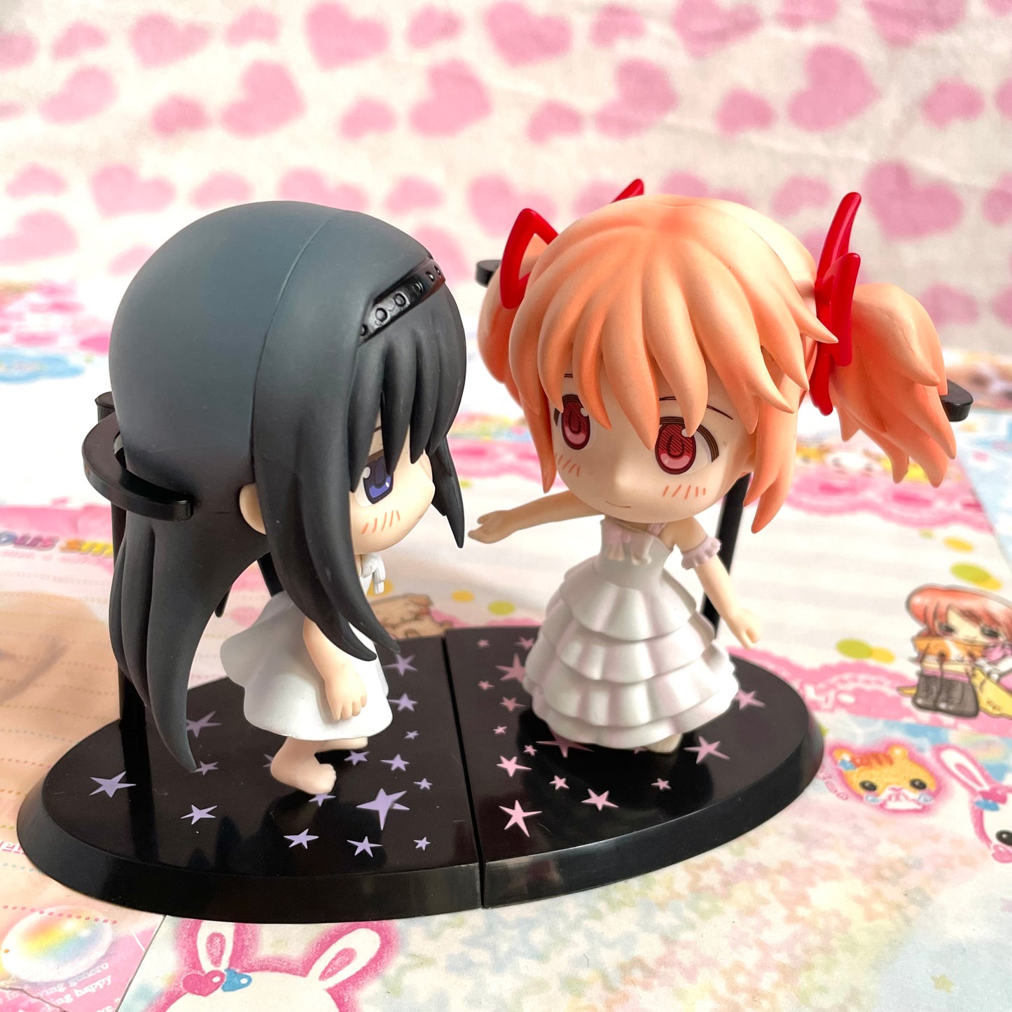 Madoka☆Magica Madoka & Homura Chibi Kyun Chara Figure Set