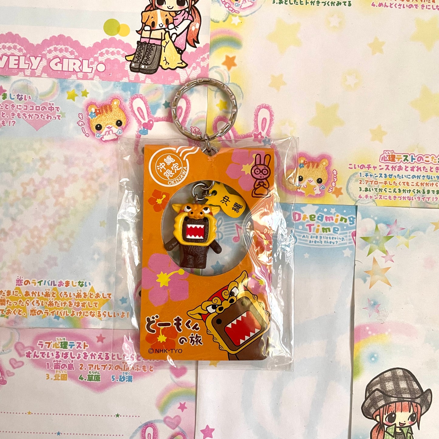 Domo Kun’s Journey - Okinawa Limited Keychain