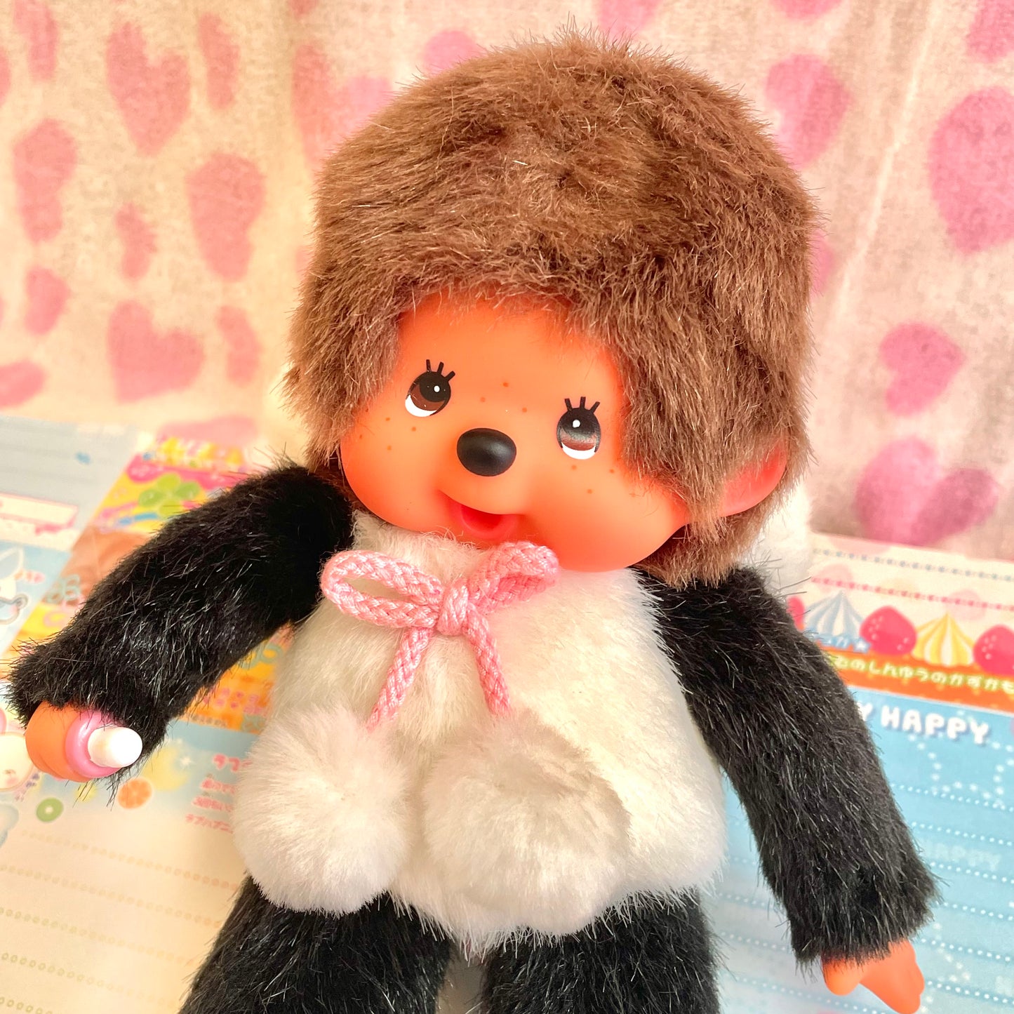 Monchhichi Panda Kigurumi Plush Toy